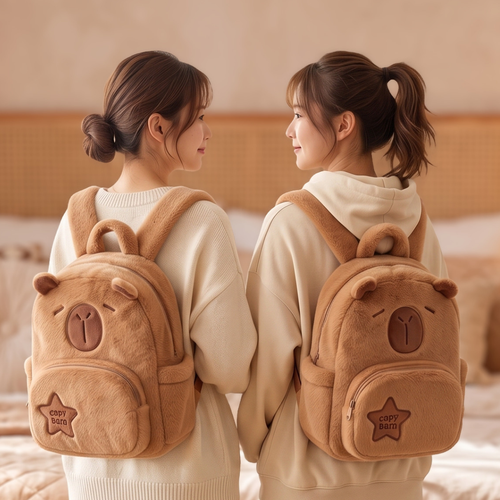 Capybara Plush Backpack