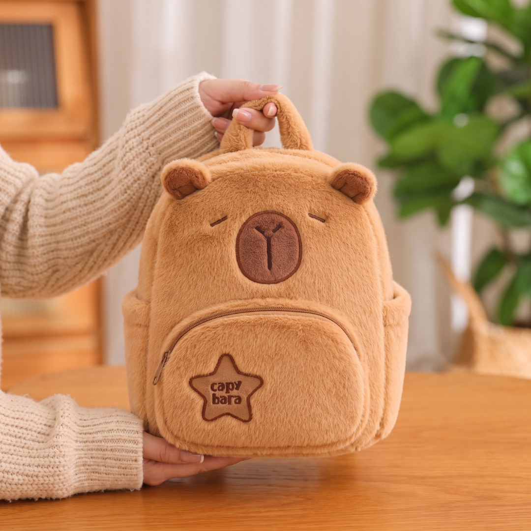 Capybara Plush Backpack